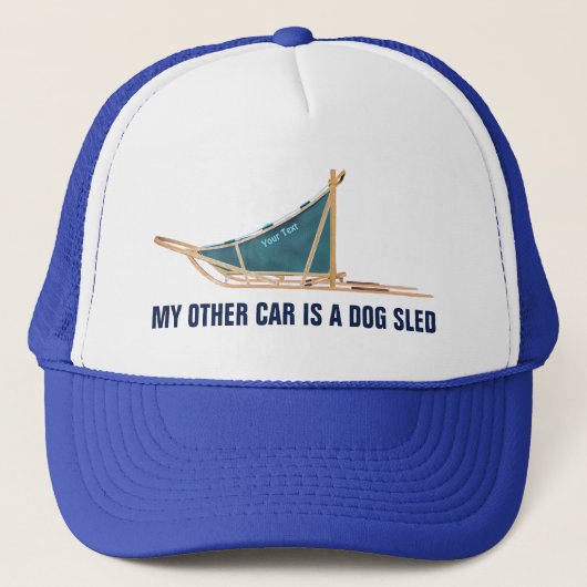 私の他の車は犬ぞりだ キャップ (正面)