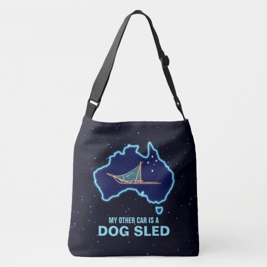 私の他の車は犬ぞり – オーストラリア クロスボディバッグ (裏面)