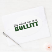 私の他の車は球根の楕円形である 楕円形シール (封筒)