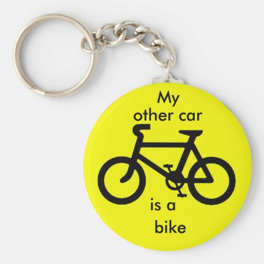 私の他の車は自転車だ。 キーホルダー (正面)