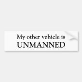 私の他の車は、意気地なくされてあります バンパーステッカー (正面)