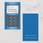 私の他の電話-青く個人的なテレホンカード コーリングカード (正面/裏面)