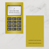 私の他の電話-黄色く個人的なテレホンカード コーリングカード (正面/裏面)