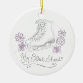 私の他の靴のフィギュアスケートのオーナメント セラミックオーナメント (正面)