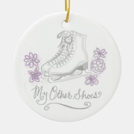 私の他の靴のフィギュアスケートのオーナメント セラミックオーナメント
