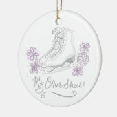 私の他の靴のフィギュアスケートのオーナメント セラミックオーナメント (左)