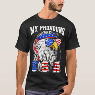 私の代名詞はアメリカおもしろいのユウの4番目 Tシャツ