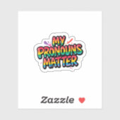 私の代名詞は大切 Prideデザイン | LGBTQ+ 引用 シール (シート)