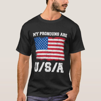 私の代名詞は7月のアメリカことわざのアメリカ4番目だ Tシャツ