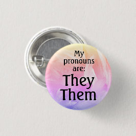 私の代名詞は、彼ら 缶バッジ