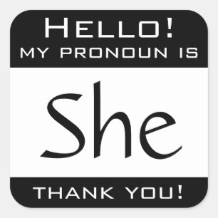私の代名詞はSHE スクエアシール