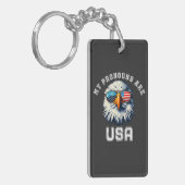 私の代名詞はUSA キーホルダー (正面左)