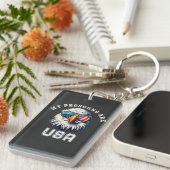 私の代名詞はUSA キーホルダー (正面右)