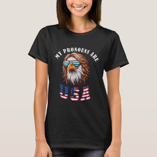 私の代名詞はUSA Tシャツ (正面)