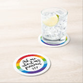 私の代頼名詞について？ ラウンドペーパーコースター (インサイチュ)