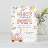 私の仲間とパーティー 誕生日パーティー 招待状 (スタンド正面)