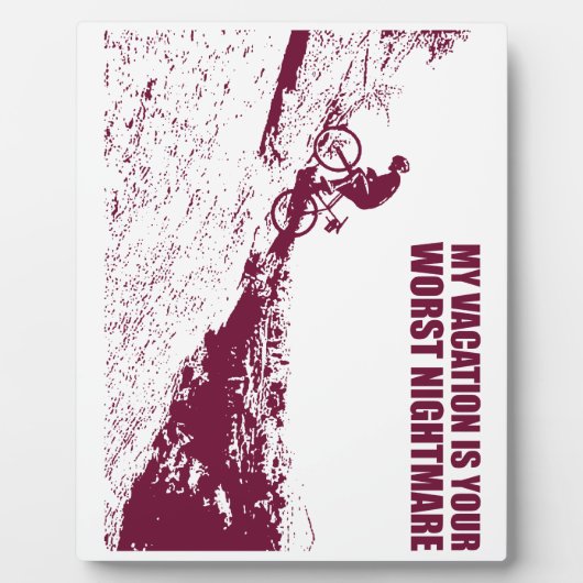 私の休暇はあなたの最悪の悪夢だ フォトプラーク (正面)