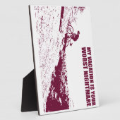 私の休暇はあなたの最悪の悪夢だ フォトプラーク (側面)