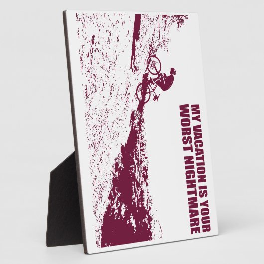 私の休暇はあなたの最悪の悪夢だ フォトプラーク (側面)