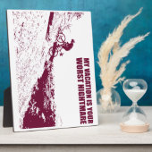 私の休暇はあなたの最悪の悪夢だ フォトプラーク (側面)