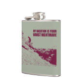 私の休暇はあなたの最悪の悪夢だ フラスク (左)