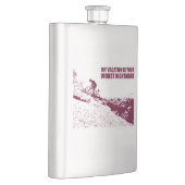 私の休暇はあなたの最悪の悪夢だ フラスク (右)