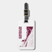 私の休暇はあなたの最悪の悪夢だ ラゲッジタグ (正面縦)