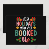 私の休暇はクリスマス休暇で満席だ 招待状 (正面/裏面)