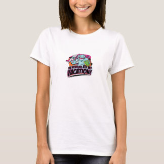 私の休暇を食べました!  より小さい版 Tシャツ