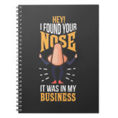 私の会社員に鼻が見つかった ノートブック (正面)