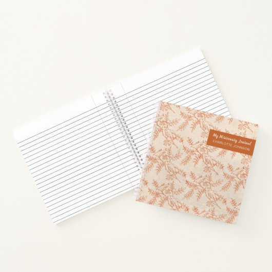 私の伝道記かわいらし事の鳥葉の日記 ノートブック (内部)