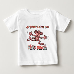 私の伯母さんはこの私を大いに愛します ベビーTシャツ