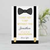 私の伴侶になってくれますか 箔招待状 (立ち正面)