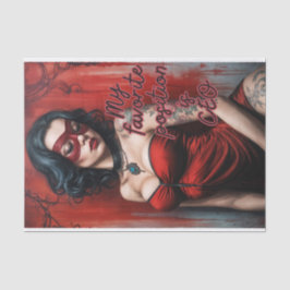 私の位お気に入りの置はCEOの女性デコページ 薄葉紙