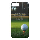 私の体はここにいますが、私の心はゴルフにあります Case-Mate iPhoneケース (裏面)