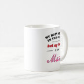 私の体は事務所にいるかもしれない…マウイ コーヒーマグカップ (正面右)