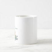 私の体は仕事です コーヒーマグカップ (中央)