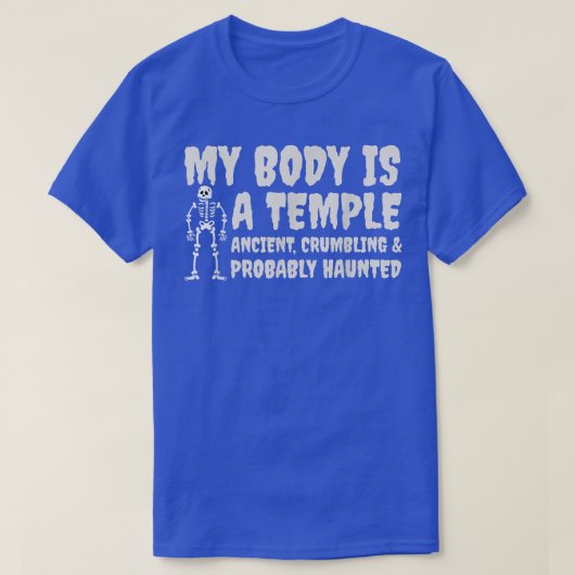 私の体は古代の崩壊と恐らく Tシャツ (デザイン正面)