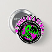 私の体は寺院です 缶バッジ (正面&裏面)