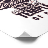 私の体は神の神殿だ ポスター (角)