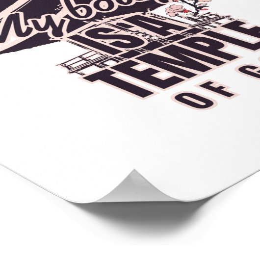 私の体は神の神殿だ ポスター (角)