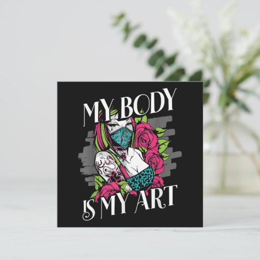 私の体は私の芸術タトゥーアーティストギフトである シーズンカード (スタンド正面)