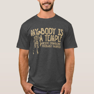 私の体は、古代の寺院は、崩れ&おそらくである Tシャツ
