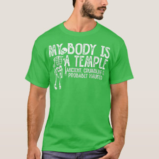 私の体は、古代の寺院は、崩れ&おそらくである Tシャツ
