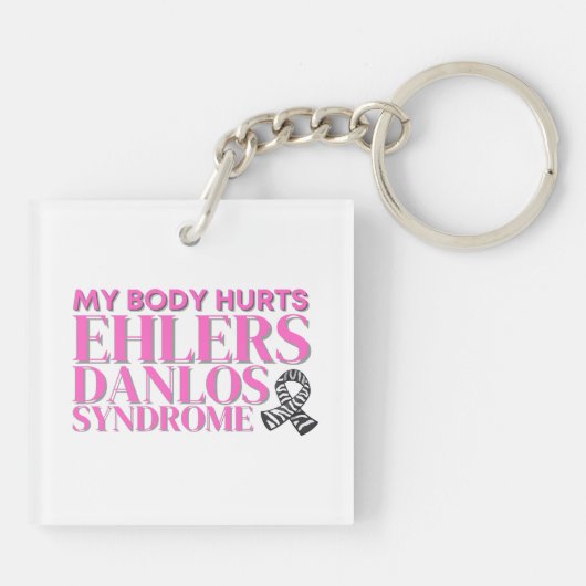 私の体はEDSを痛める キーホルダー (裏面)