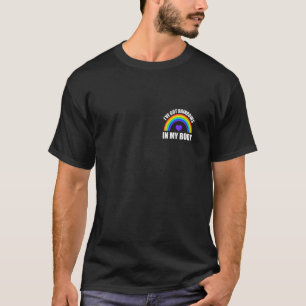 私の体得ゲイプライドに虹がある Tシャツ