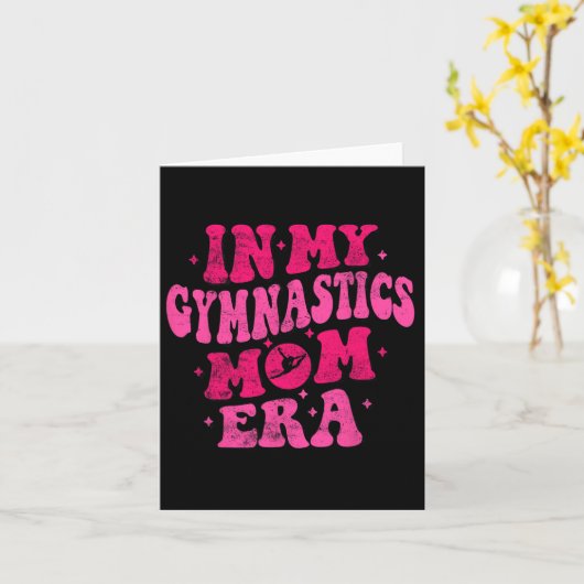 私の体操で母の時代おもしろい体操で母の蛾 カード (黄色い花)