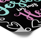 私の体操イエス私のハート体操選手 ポスター (角)