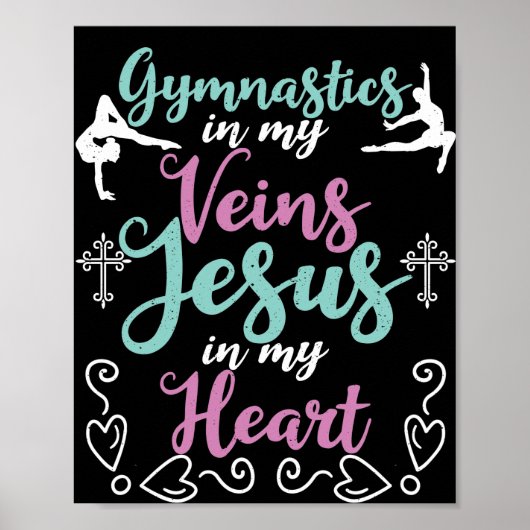 私の体操イエス私のハート体操選手 ポスター (正面)