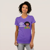私の体私の選択アフリカ系アメリカ人フェミニストウーメン Tシャツ (正面フル)
